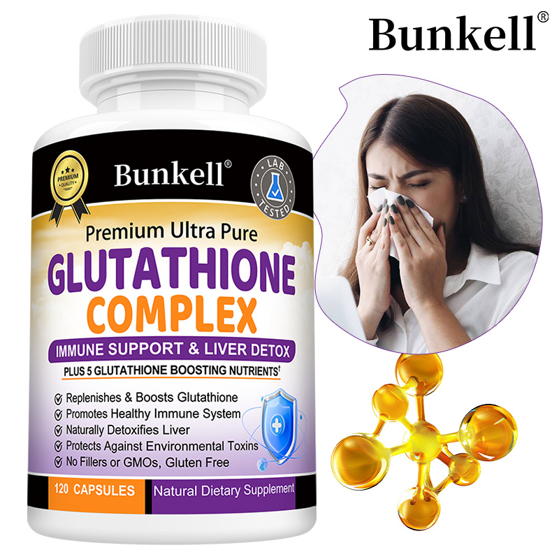 Wellness Quercetin - Glutathione Capsules, with Vitamin C, Milk