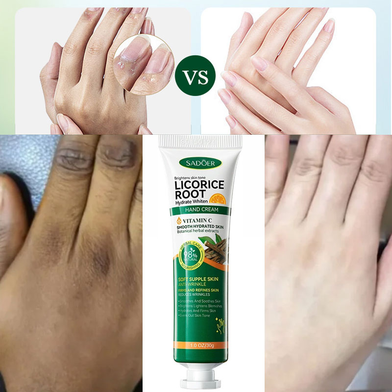 Licorice Root Sticks - Fast Whitening Dark Knuckles Hand Cream