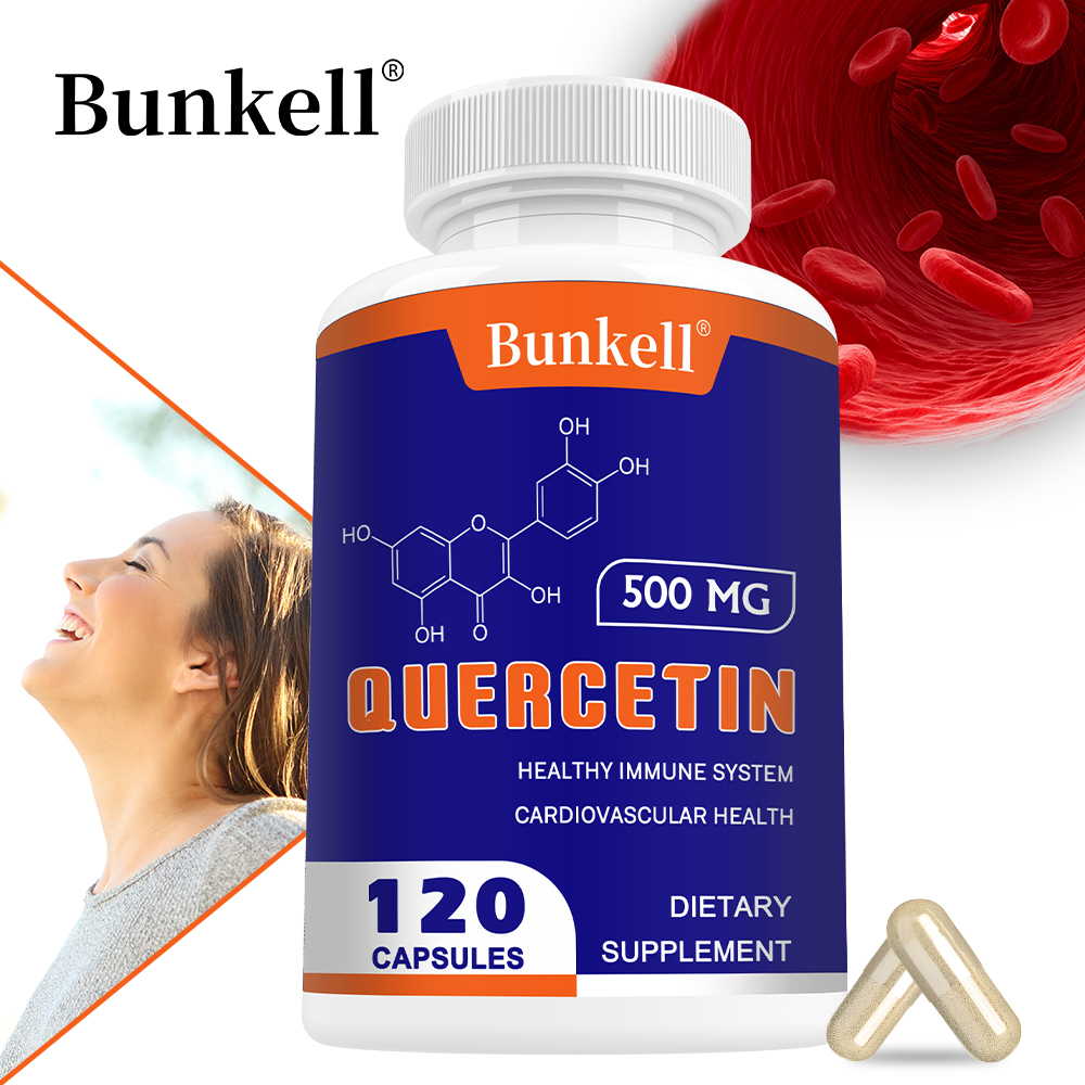Wellness Quercetin - Quercetin 500mg Capsules, Natural Antioxidant Supplement,