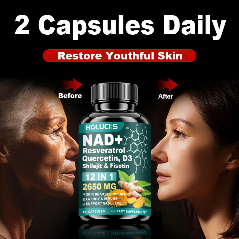 Pure Anti-Aging NAD+ Capsules, - Wellness Quercetin review and price