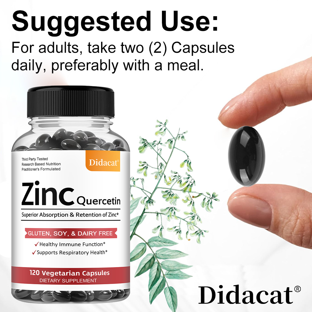 Quercetin & Zinc Vegetarian Ca - Wellness Quercetin review and price