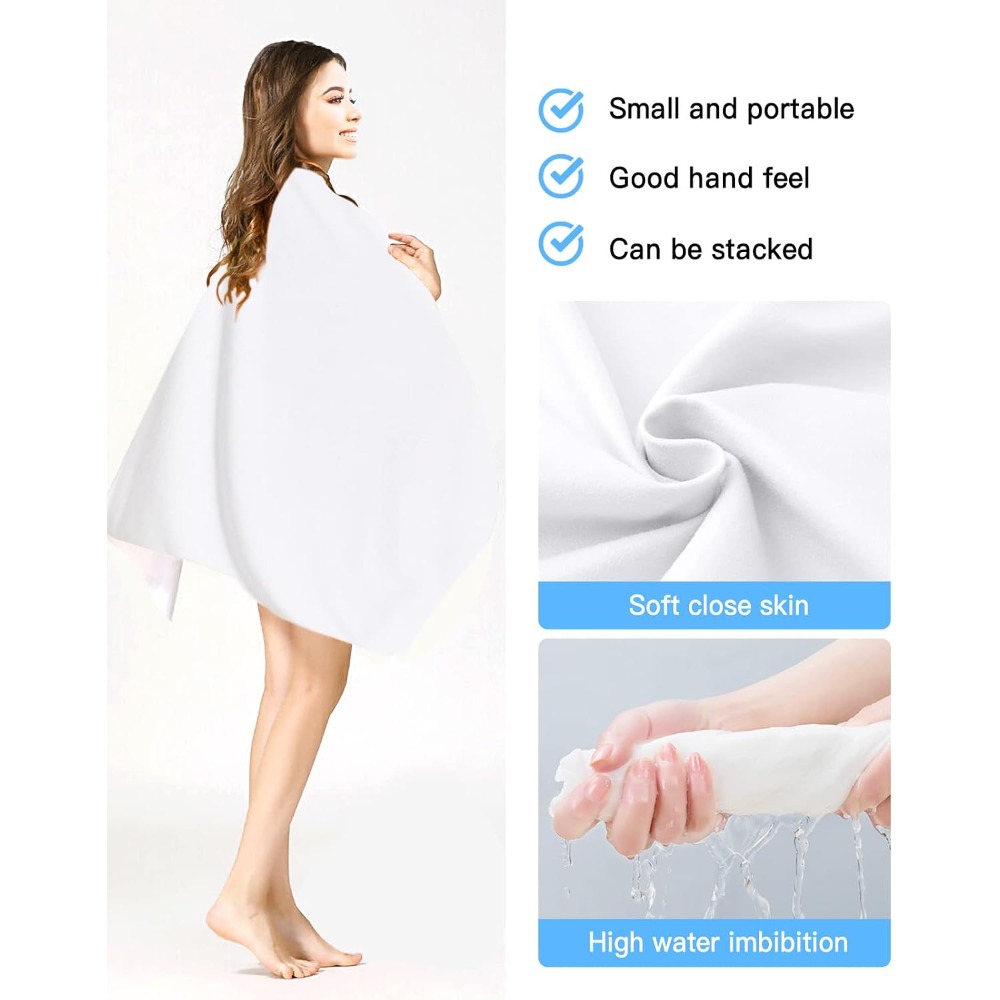 1pc Beach Towel Pure White Tow - Herbal Yoga review and price