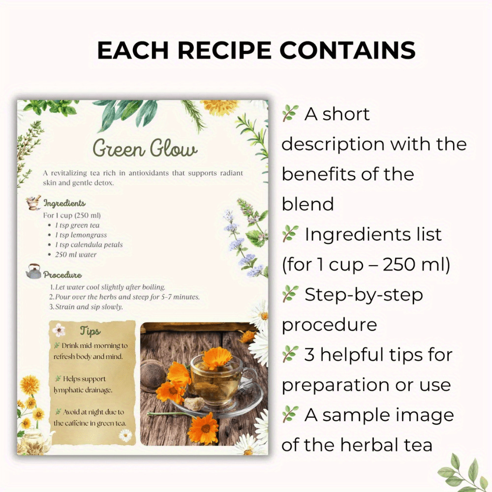 Herbal Tea Recipes Book – Natu - Herbal Wellness Blend review and price
