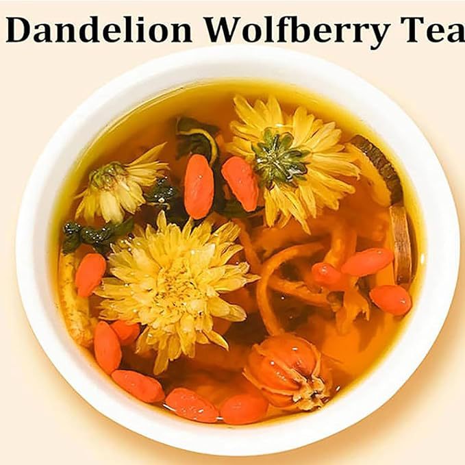 Dandelion Wolfberry Herbal Tea - Herbal Wellness Blend review and price