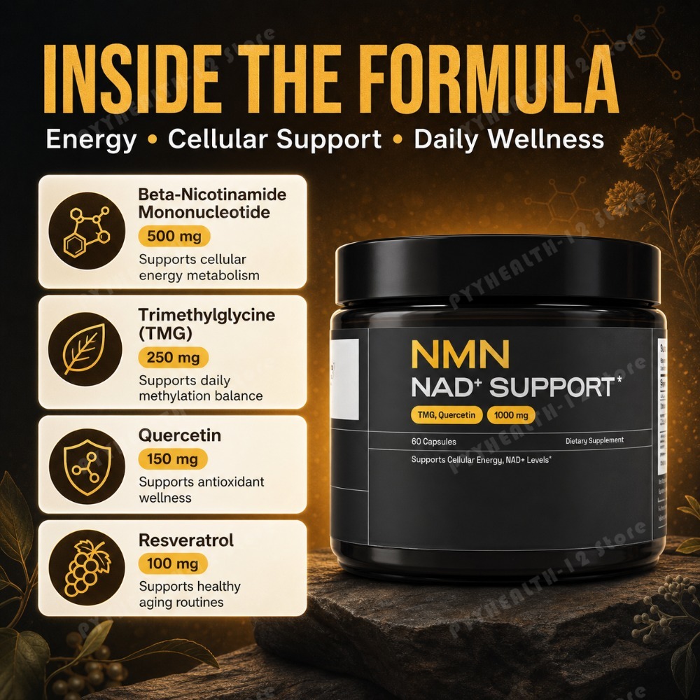 NMN NAD+ Support Capsules 1000 - Wellness Quercetin review and price