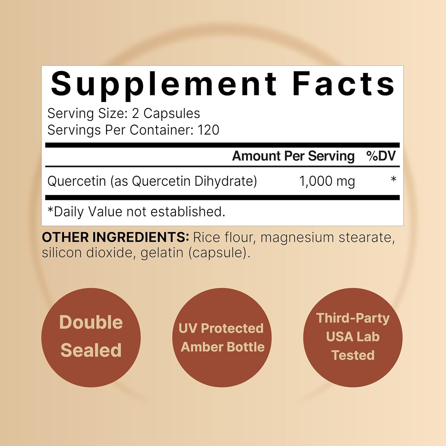 Quercetin Vegetarian Capsule S - Wellness Quercetin review and price