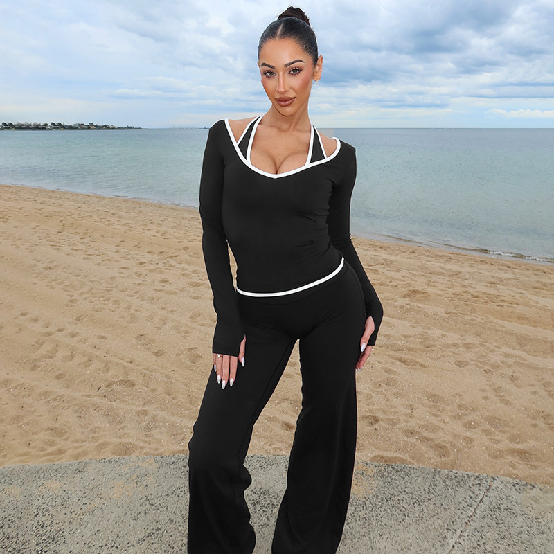 Women Tracksuits Color Patchwo - Herbal Yoga review and price