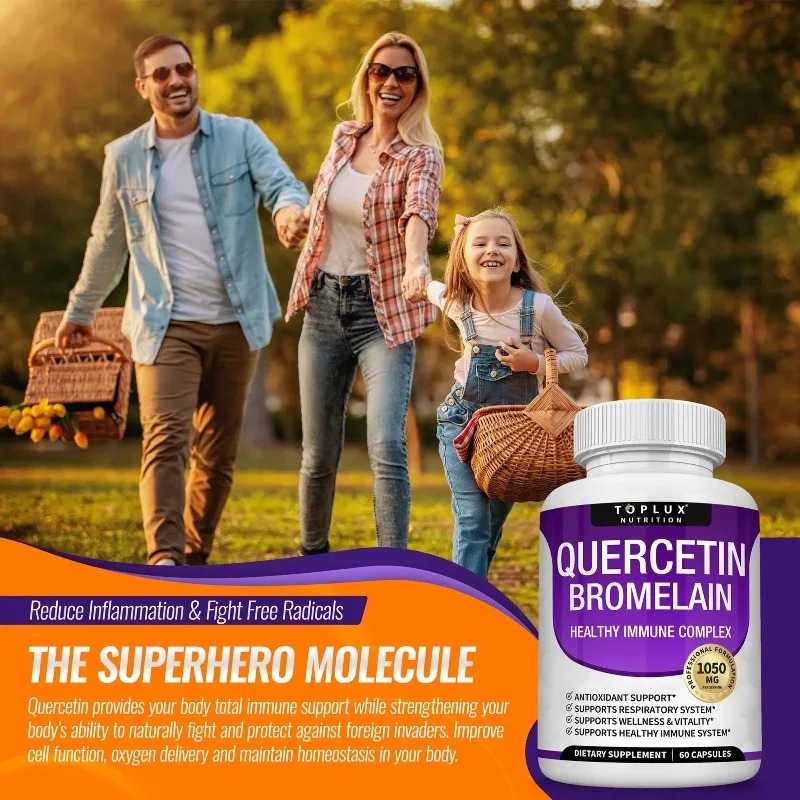 Quercetin & Bromelain Capsules - Wellness Quercetin review and price