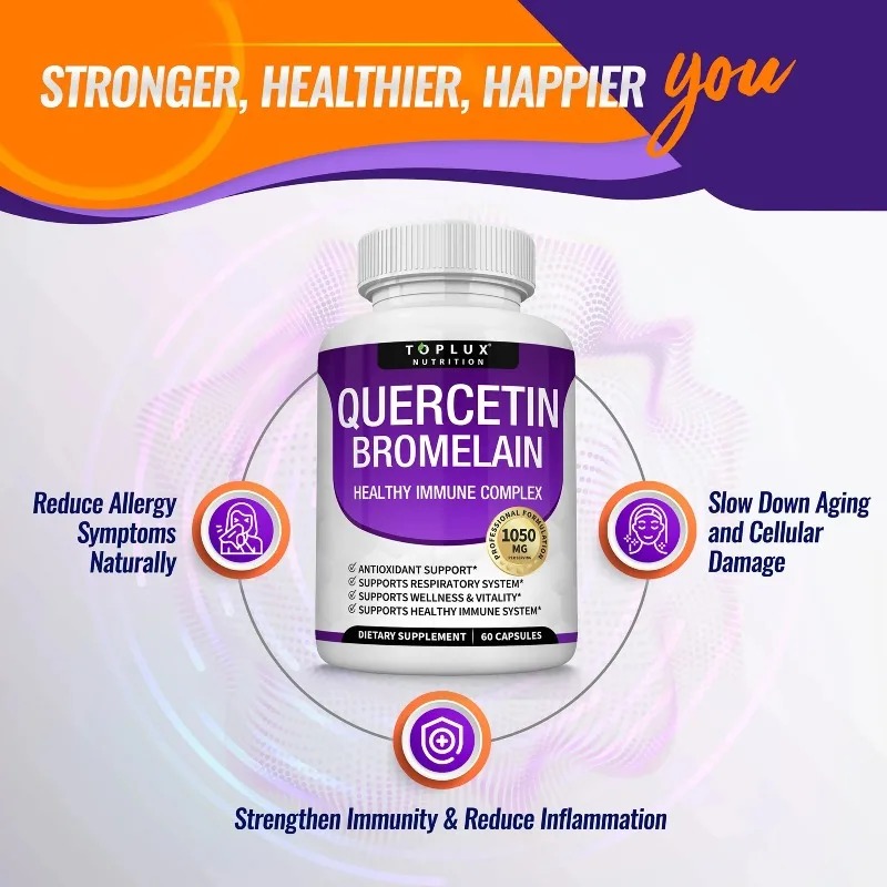 Quercetin & Bromelain Capsules - Wellness Quercetin review and price