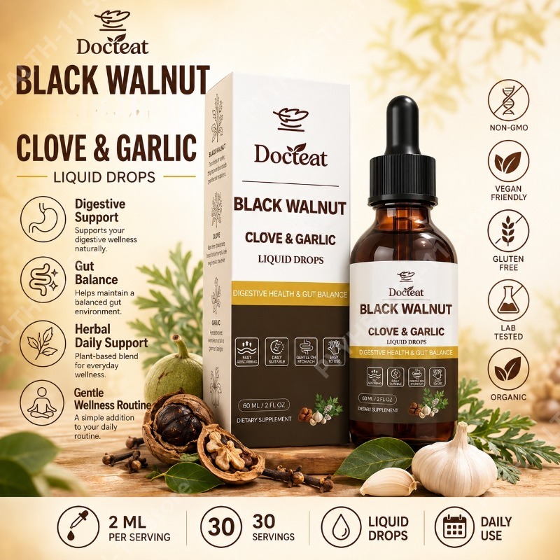 Black Walnut  & Clove Liquid D - Herbal Wellness Blend review and price