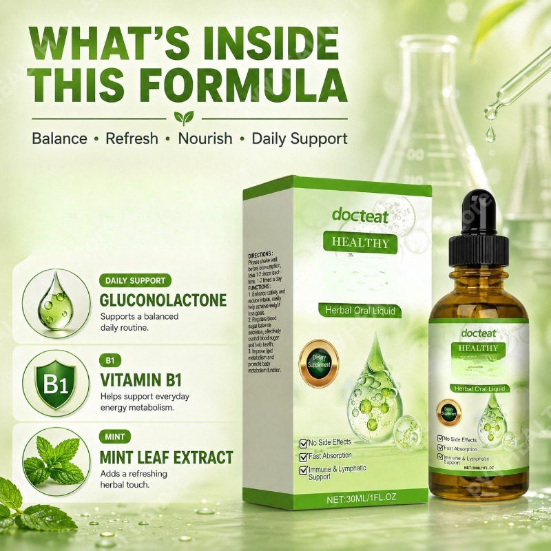 Mint Leaf Extract & Vitamin B1 - Herbal Wellness Drops review and price