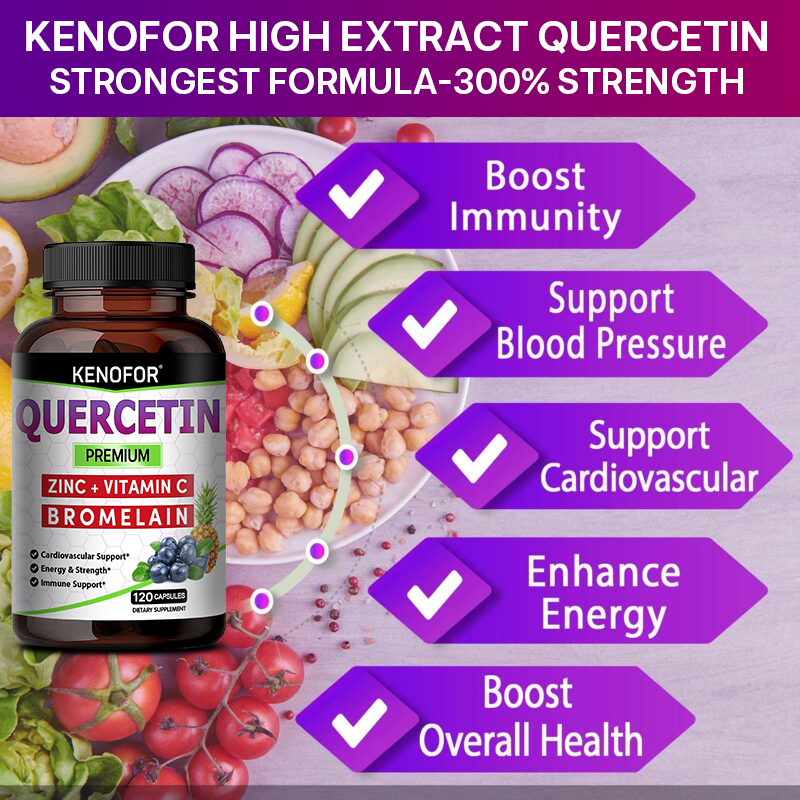 Quercetin Capsules with Bromel - Wellness Quercetin review and price