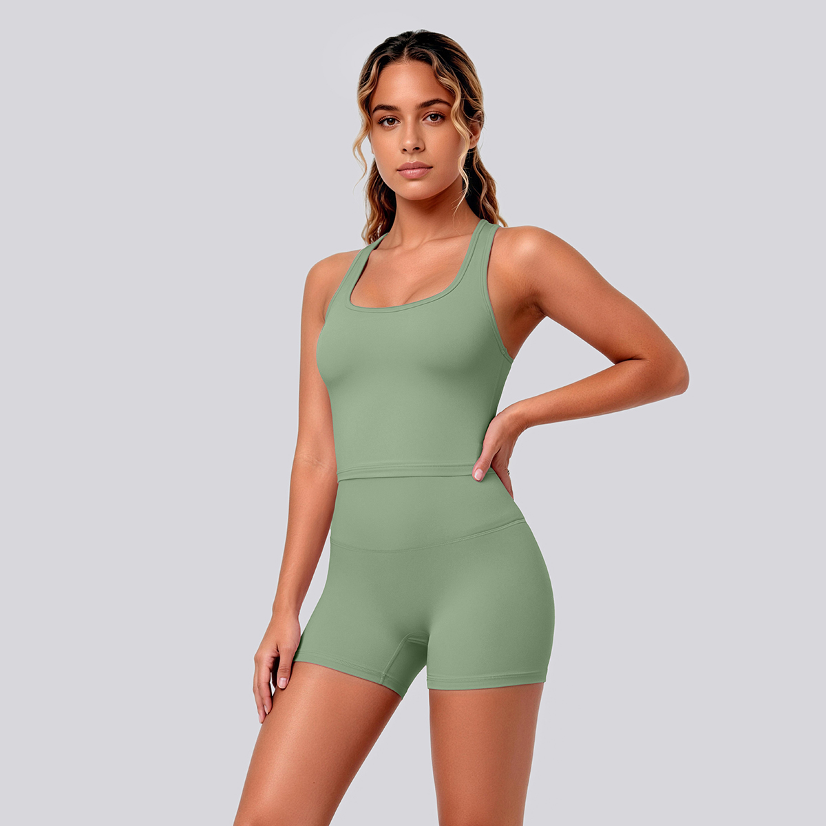 2PCS Woman Yoga Set Breathable - Herbal Yoga review and price