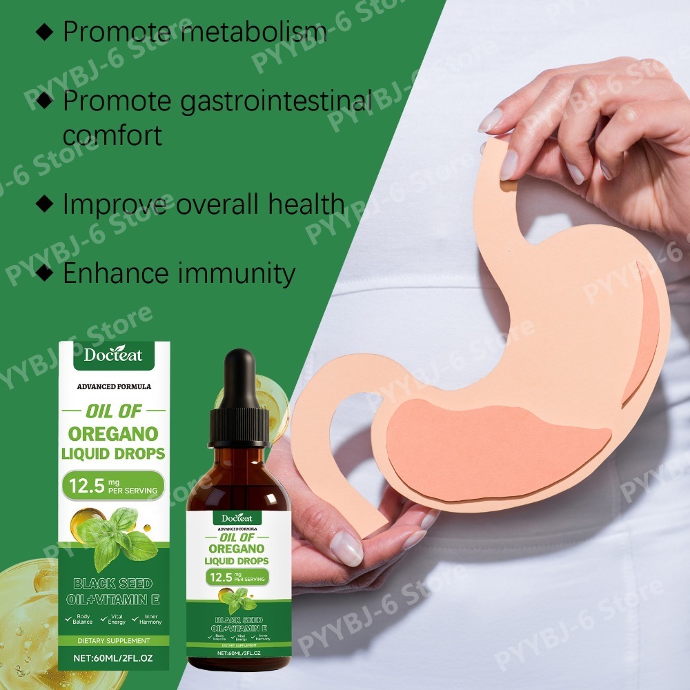 Oregano Oil Liquid Drops 60ml  - Herbal Wellness Drops review and price