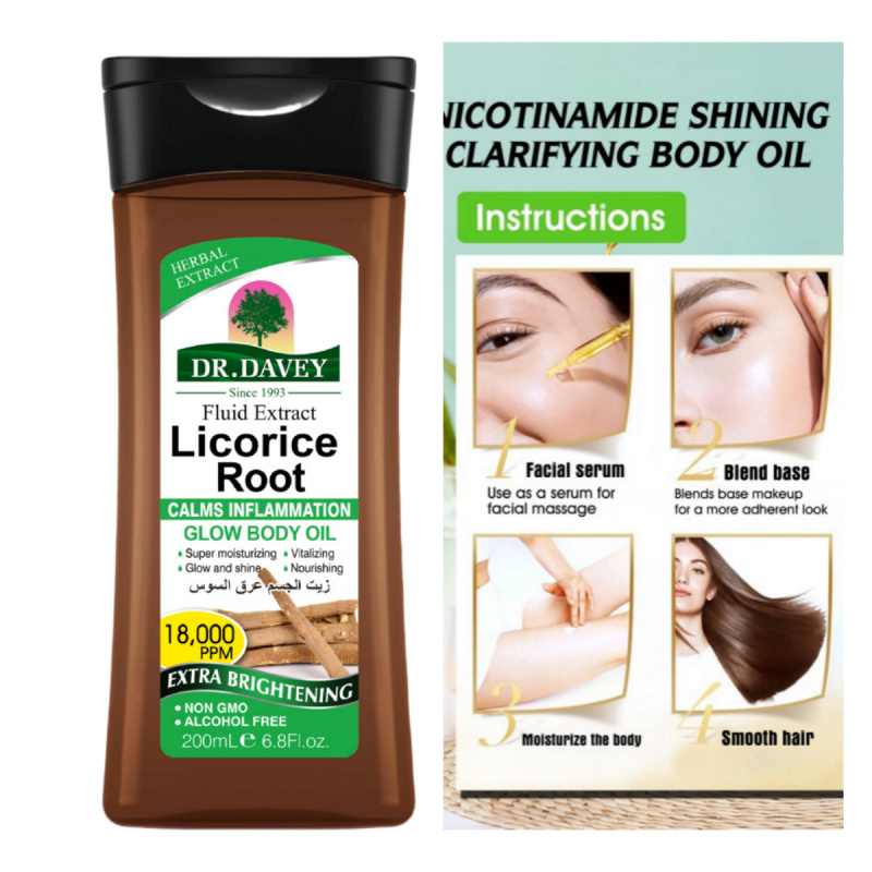 200mlLicorice Body Oil Licoric - Licorice Root Sticks review and price