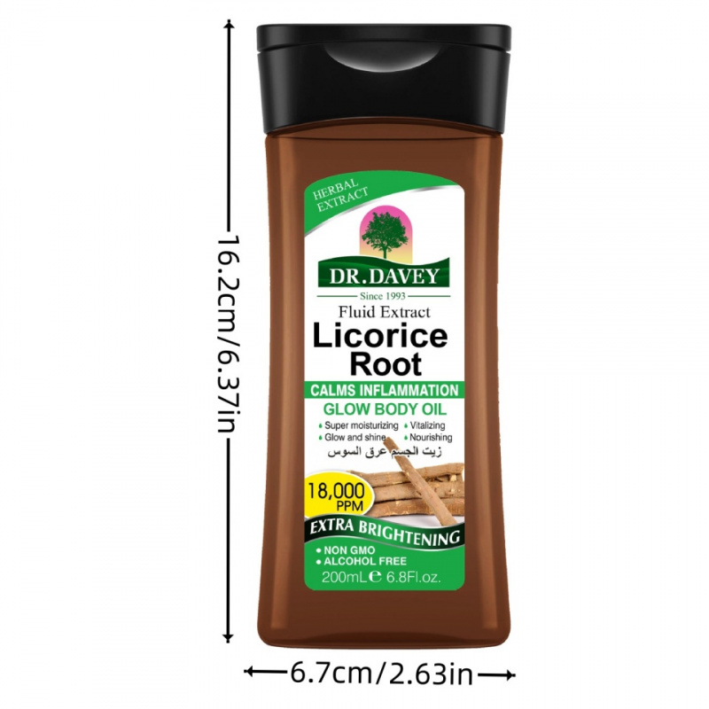 200mlLicorice Body Oil Licoric - Licorice Root Sticks review and price